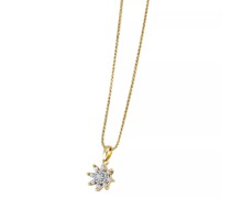 Halskette Pendant/Chain 375 9 Diamonds total approx. 0,14 ct