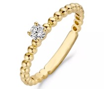 Ring Ring 1111YZI - Gold (14k) with Zirconia