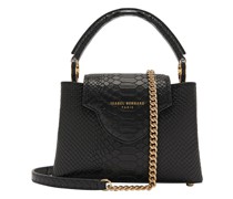 Crossbody Bags Femme Forte Zola Black Calfskin Leather Handbag Wi