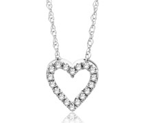 Halskette 0.087ct Diamond Heart Necklace