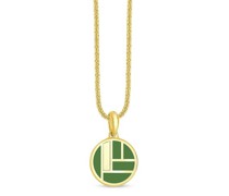 Halskette Bauhaus Ceramic Pendant with Chain