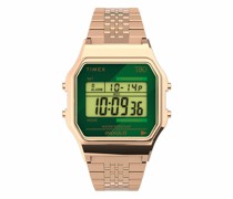Uhren Timex T80 Stainless Steel Watch
