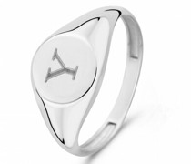 Ring Saint Germain Lauren 14 Karat Signet Ring Letter Y