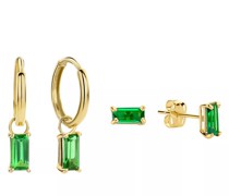 Ohrringe Cadeau d'Isabel 14 karat baguette ear party gift s
