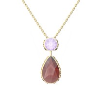 Halskette Orbita Drop cut Small Gold-tone plated