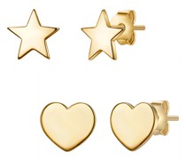 Ohrringe Set of 2 stud earrings sterling silver