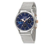 Uhren 660 43Mm Mult Blue Dial Mesh Band SS