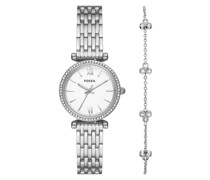 Uhr Carlie Three-Hand Stainless Steel Watch and