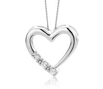 Halskette 0.08ct Diamond Heart Necklace