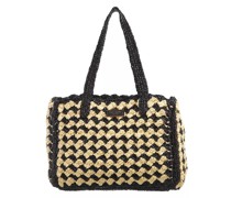 Tote High Tide Striped Crochet Raffia Shopping Bag