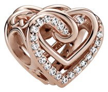 Charms Funkelnde Verschlungene Herzen Charm