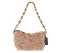 Pochettes The Coach Originals Leather And Shearling Swinger