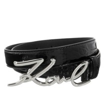 Gürtel K/Signature Belt Croc Black