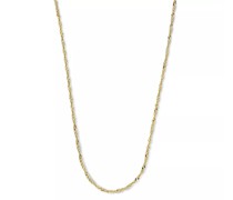 Halskette Rivoli Lilou 14 karat necklace with twist