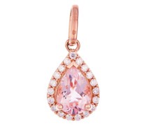 Charms 0,66ct Morganite with 0,11ct Diamond Pendant