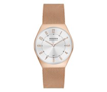 Uhren Grenen Three-Hand Date Stainless Steel Mesh Watch