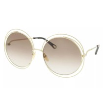Sonnenbrille CARLINA oversized  round metal sunglasses