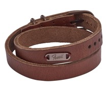 Armbänder Heritage Double Wrap Leather Strap Bracelet