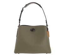 Shopper Colorblock Leather Willow Shoulder Bag