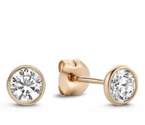 Ohrringe La Concorde Loane 14 Karat Ear Studs With Zirconia