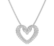 Charms Una pendant Heart Medium Rhodium plated