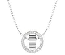 Charms Hollow pendant Rhodium plated