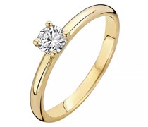 Ring Ring 1133YZI - Gold (14k) with Zirconia