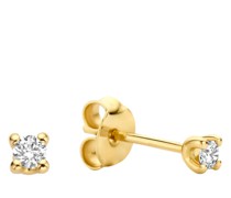 Ohrringe De la Paix Céline 14 karat stud ear studs  diamon