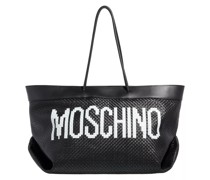 Shopper Black & White Shoulder Bag