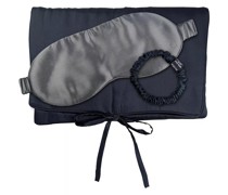 Zubehörsets Travel Set Beauty S Set Silk Bag With Eye Mask And