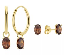 Ohrringe Cadeau d'Isabel 14 karat earring set with zirconia