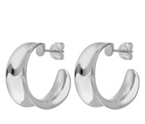 Ohrringe Earring 80´s, Silver rhodium plate