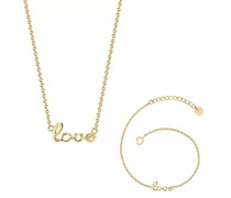 Halskette Set necklace + bracelet sterling silver