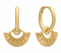 Ohrringe Deco Fan Gold Hoop Earrings