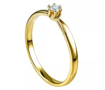 Ring Ring 375 1 Diamond approx. 0,07 ct. H-si