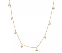 Halskette Untamed Deco Hearts Gold Necklace