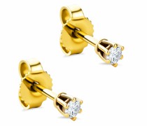 Ohrringe 9KT 0.12ct Diamond Earring