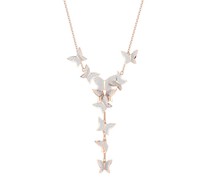 Halskette Lilia Y Butterfly rose gold-tone plated