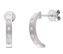 Ohrringe Earrings with 10 diamonds zus. approx. 0,10ct