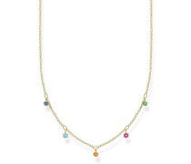 Halskette Necklace Colored Stones