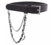 Gürtel Rock Chain Belt Leather