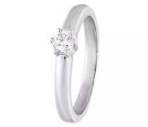 Ring Ring with 1 brilliant approx. 0.18ct