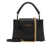 Crossbody Bags Femme Forte Zola Black Calfskin Leather Handbag
