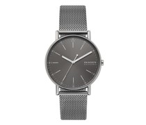 Uhren Signatur Three-Hand Steel Mesh Watch