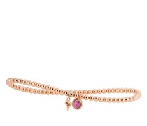 Armband bracelet "Prosecco", 1 sapphire pink Ø 4mm ca. 0.1