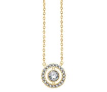 Halskette Halo Diamond Necklace