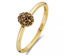 Ring Ring 1226YSQ - Gold (14k) with Smokey Quartz