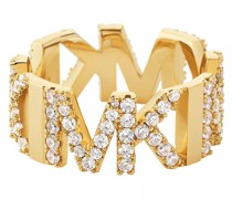 Ring 14K Gold-Plated Brass Logo Ring