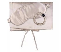 Zubehörsets Travel Set Beauty S Set Silk Bag With Eye Mask And