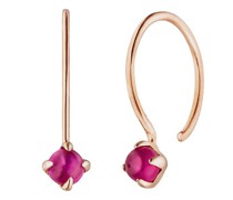 Ohrringe Earrings Cabouchon Ruby